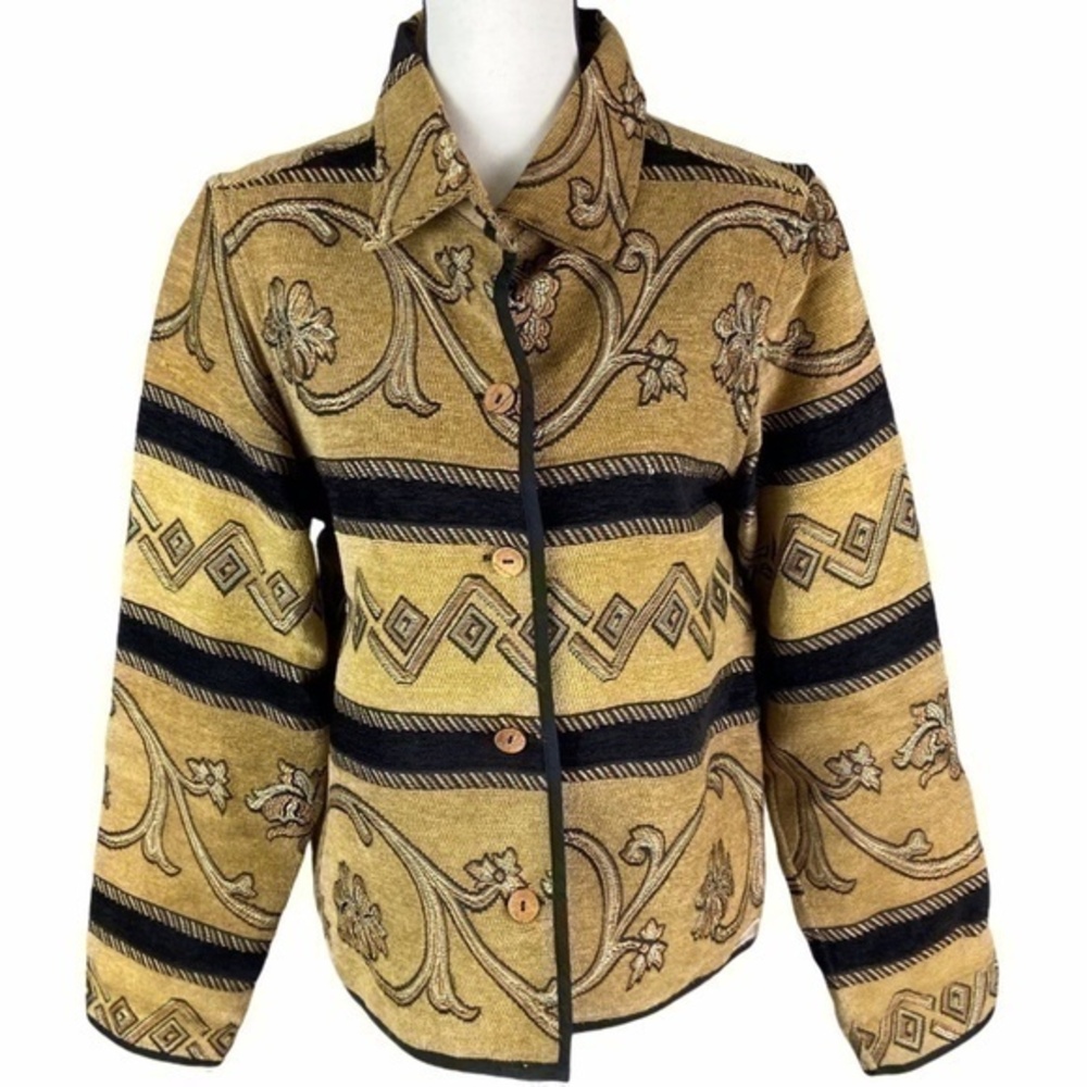 Vintage‎ Beverlys Reversible Tapestry Blazer Jacket